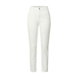 Dorothy Perkins Džínsy 'White Raw Hem Mom Jean'  biela