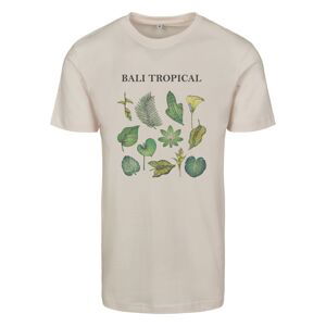 Merchcode Tričko 'Bali Tropical'  nefritová / svetlozelená / pastelovo ružová / čierna