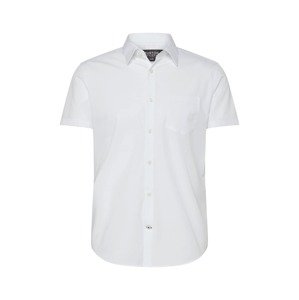 BURTON MENSWEAR LONDON Košeľa 'WHITE SLIM FIT SHORT.'  biela