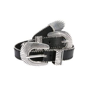 PIECES Opasky 'PCARISA WAIST BELT TP'  čierna