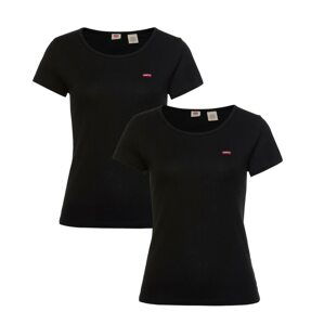 LEVI'S Tričko '2PACK TEE NEUTRALS'  červená / čierna / biela