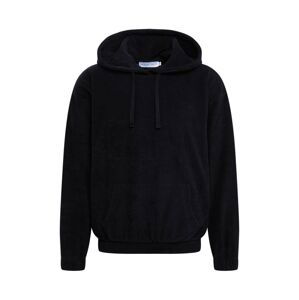 NU-IN Mikina 'Oversized Towelling Hoodie'  čierna