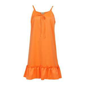 MYMO Letné šaty  neónovo oranžová