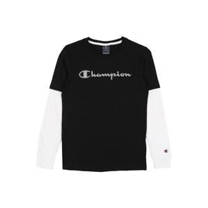 Champion Authentic Athletic Apparel Tričko 'Long Sleeve Crewneck'  čierna