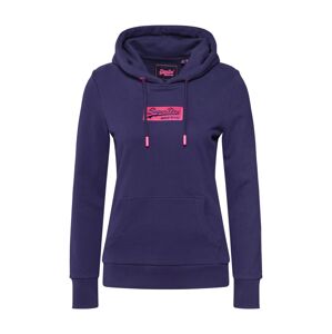 Superdry Mikina  červená / námornícka modrá