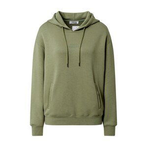 MOSS COPENHAGEN Mikina 'Ima Logo Hood Sweatshirt'  zelená