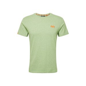 Superdry Tričko 'OL VINTAGE EMBROIDERY TEE'  svetlozelená