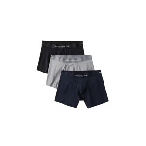 Abercrombie & Fitch Boxerky  sivá / modrá / čierna