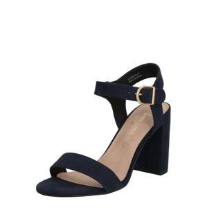 NEW LOOK Remienkové sandále 'VIMS 4'  zlatá / modrá
