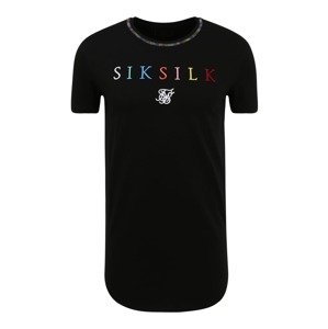 SikSilk Shirt  čierna / zmiešané farby