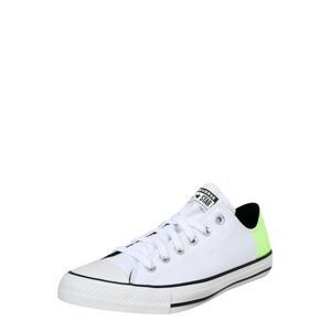 CONVERSE Nízke tenisky  čierna / neónovo zelená / biela