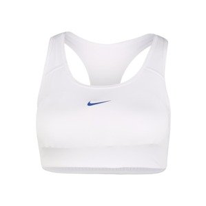 NIKE Športová podprsenka  biela / tmavomodrá