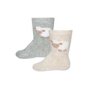EWERS Ponožky  sivá / béžová