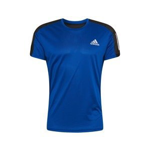 ADIDAS PERFORMANCE Funkčné tričko 'Own the Run'  biela / čierna / kráľovská modrá