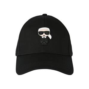 Karl Lagerfeld Čiapka 'Ikonik'  čierna / biela