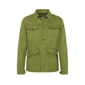 G-Star RAW Prechodná bunda 'Vodan Worker Overshirt'  olivová