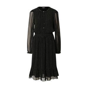Stella Nova Košeľové šaty 'Saga'  čierna / biela