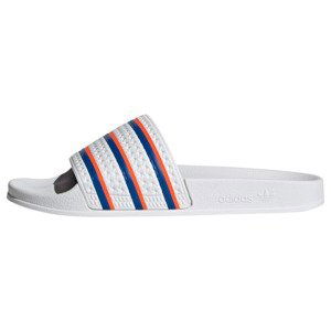 ADIDAS ORIGINALS Šľapky 'Adilette'  modrá / oranžovo červená / biela