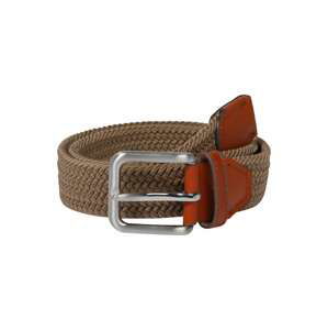 Jack & Jones Junior Opasky 'Jacspring Woven Belt Jr'  hnedá / strieborná / hrdzavo červená