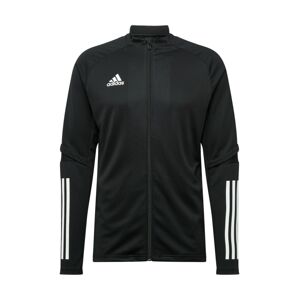 ADIDAS SPORTSWEAR Športová mikina so zipsom 'Condivo 20'  čierna / biela