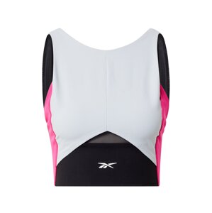 Reebok Sport Sporttop  svetlosivá / ružová / čierna