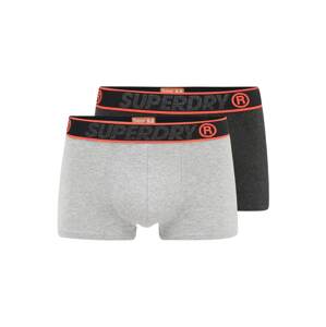 Superdry Boxerky  melónová / svetlosivá / tmavosivá / čierna