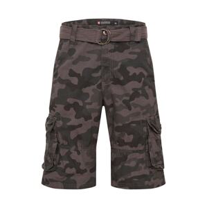 SOUTHPOLE Kapsáče 'Belted Camo Ripstop'  sivá / čierna