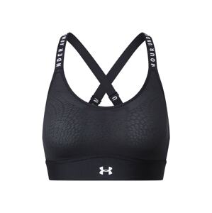 UNDER ARMOUR Športová podprsenka 'Infinity'  čierna / biela