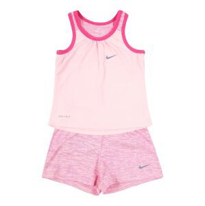 Nike Sportswear Set 'SWOOSH'  sivá melírovaná / tmavoružová / ružová / rosé