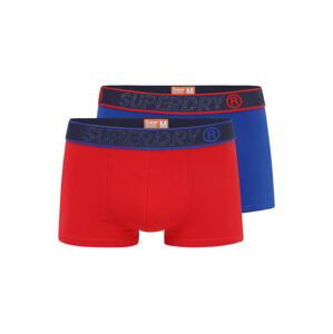 Superdry Boxerky  červená / modrá