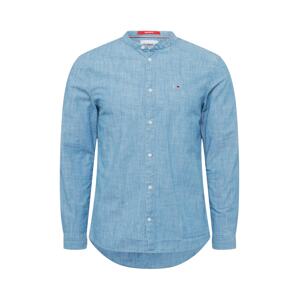 Tommy Jeans Košeľa 'Chambray Mao'  indigo