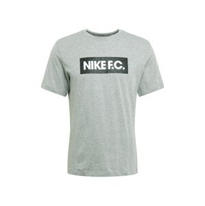 NIKE Shirt  biela / čierna / sivá melírovaná