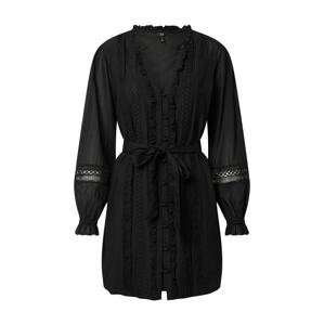 River Island Košeľové šaty 'VICTORIANA'  čierna