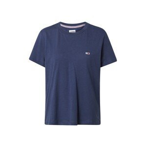 Tommy Jeans Tričko  námornícka modrá / ohnivo červená / biela