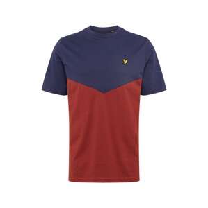 Lyle & Scott Tričko  tmavomodrá / pastelovo červená / sivá / žltá / čierna