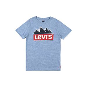 LEVI'S Tričko  modrá melírovaná / biela / červená / čierna