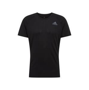 ADIDAS PERFORMANCE Funkčné tričko 'Runner'  čierna / sivá