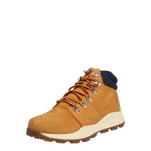 TIMBERLAND Šnurovacie čižmy 'Brooklyn Hiker'  svetlohnedá / námornícka modrá