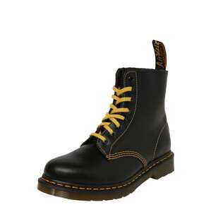 Dr. Martens Šnurovacie členkové čižmy 'Pascal'  čierna / žltá