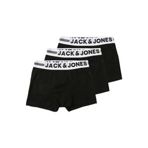 Jack & Jones Junior Nohavičky  čierna / biela