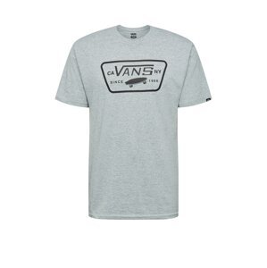 VANS Tričko 'Full Patch'  sivá melírovaná / čierna