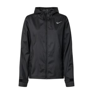 NIKE Športová bunda 'Essential'  čierna / biela