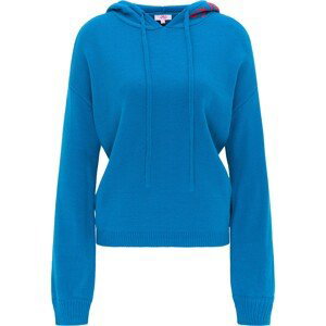 MYMO Oversize sveter  ružová / modrá