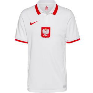 NIKE Dres 'Polen 2021'  prírodná biela / svetločervená / zlatá žltá