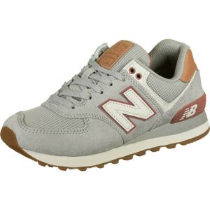 new balance Nízke tenisky  svetlohnedá / pastelovo červená / sivá / biela