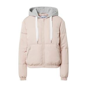 ABOUT YOU Zimná bunda 'Arika Puffer Jacket'  rosé / sivá