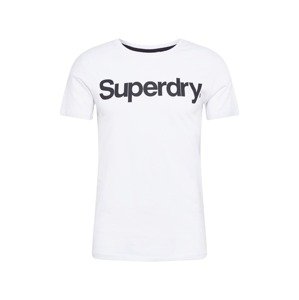 Superdry Tričko  biela / čierna