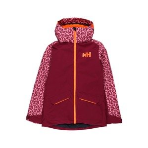 HELLY HANSEN Outdoorová bunda  fialová / krvavo červená / oranžová