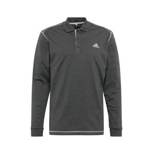 ADIDAS GOLF Funkčné tričko  tmavosivá / biela