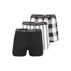 Calvin Klein Underwear Boxerky  sivá / čierna / biela